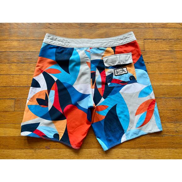 BILLABONG 19" Multicolored Retro Boardshorts sz 34 - Picture 7 of 12